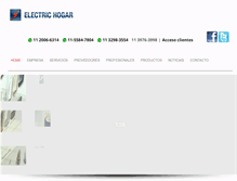 Tablet Screenshot of electrichogar.com.ar